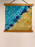 “ Surf Zone Mini" - Painting on Silk - $125 - Curious Cart