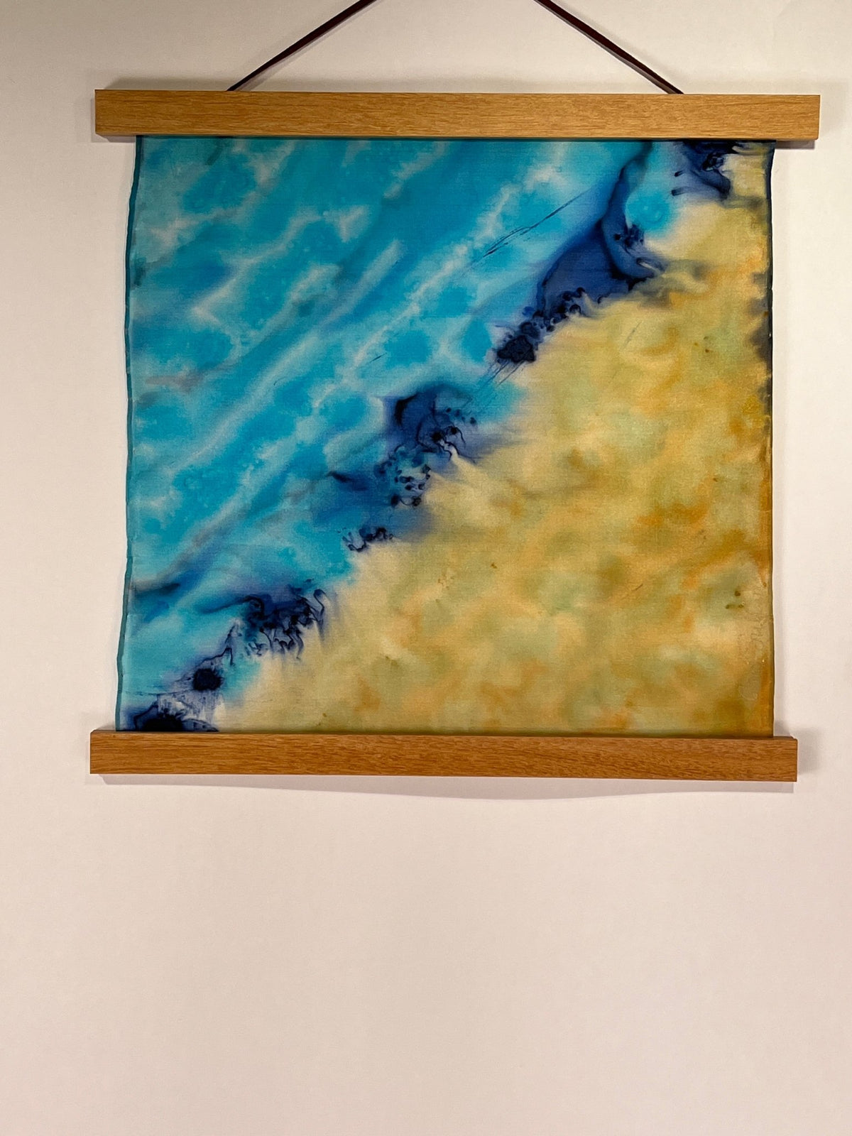 “ Surf Zone Mini" - Painting on Silk - $125 - Curious Cart