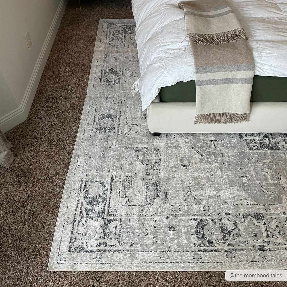 Akram Antrasit Flat Pile Washable Rug - Curious Cart