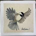 "In Flight" - Painting on Raw Silk - $135 - Curious Cart
