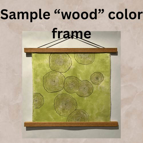 "Moonrise on the Cove” - Hand-dyed Silk Wall Hanging - $235 - Curious Cart