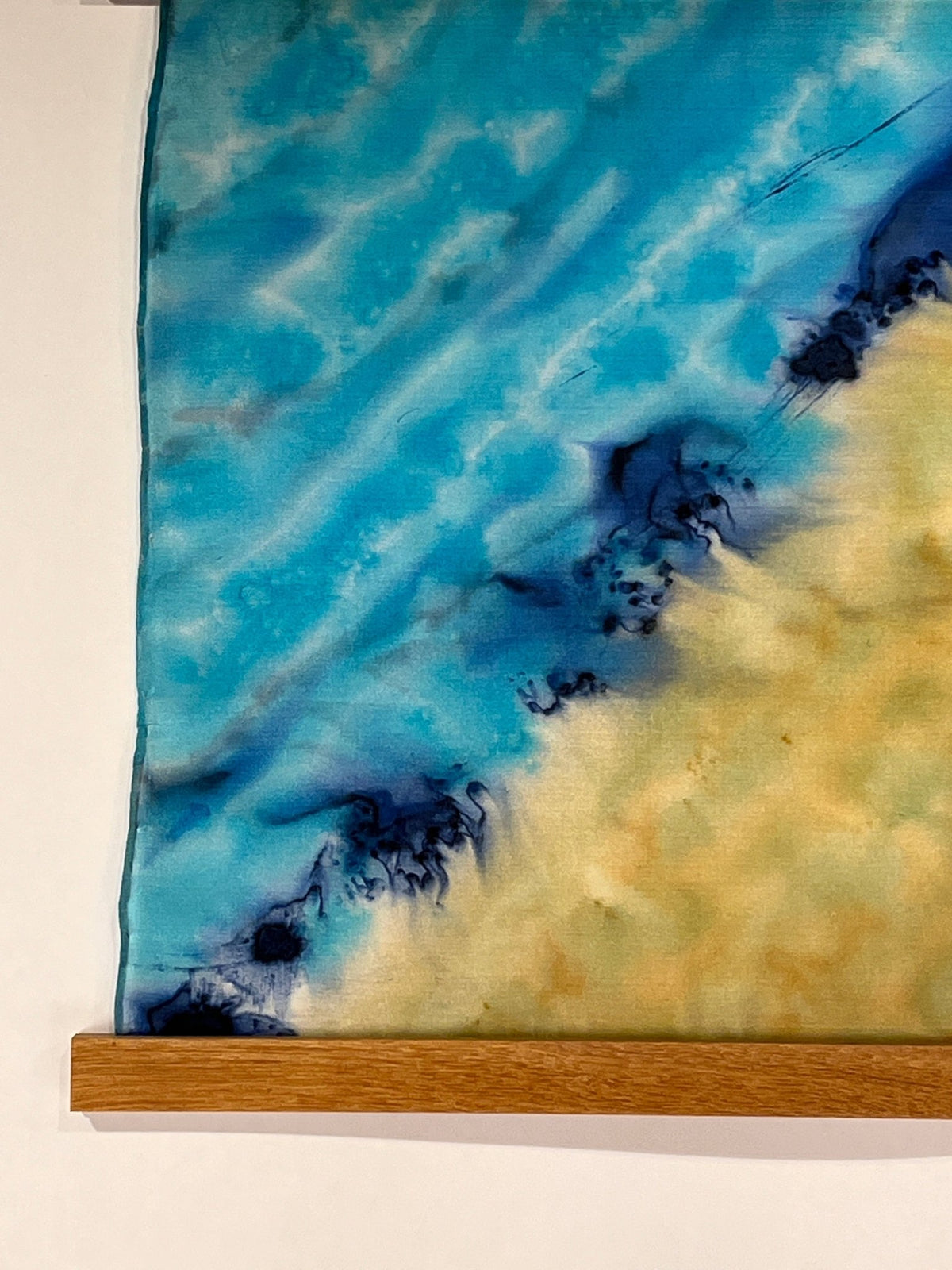 “ Surf Zone Mini" - Painting on Silk - $125 - Curious Cart