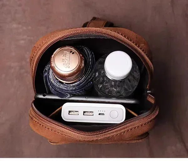 Erling Leather Sling Bag | Crossbody Leather Pack - Curious Cart