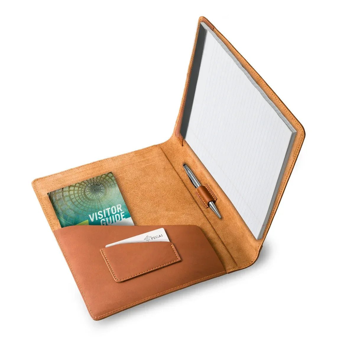 Falit Leather Folio | Handmade Leather Padfolio - Curious Cart