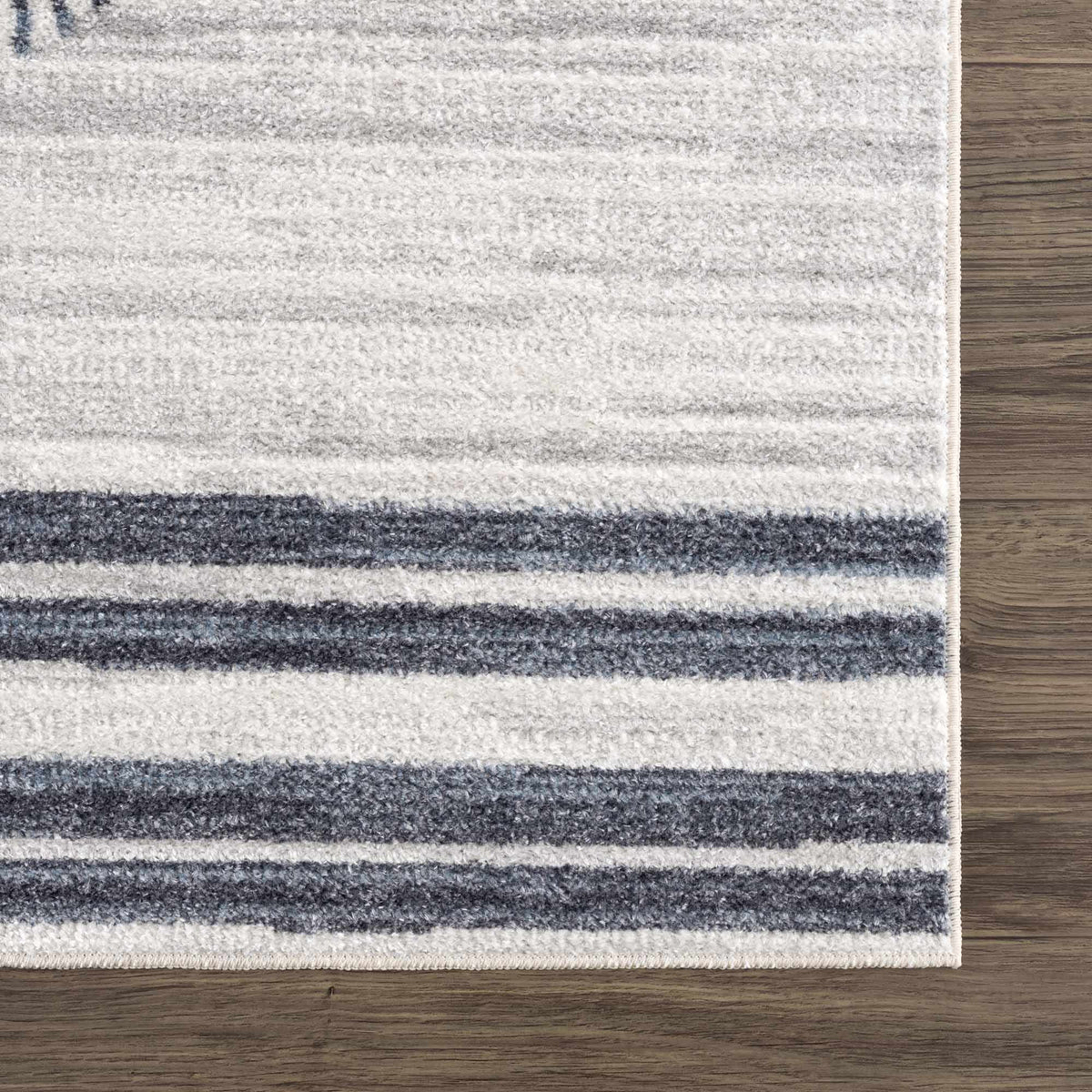 Thad Medium Gray Washable Area Rug - Curious Cart