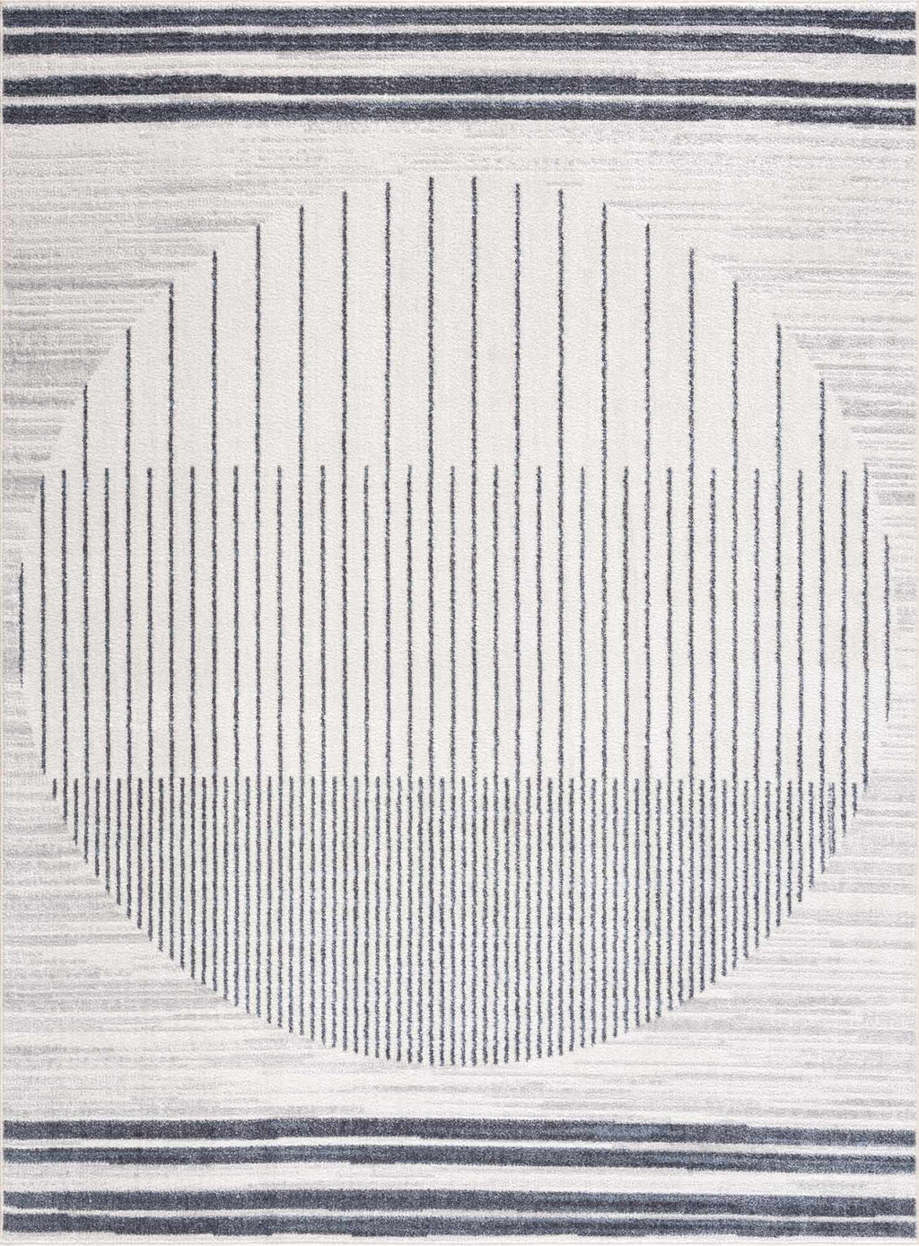 Thad Medium Gray Washable Area Rug - Curious Cart