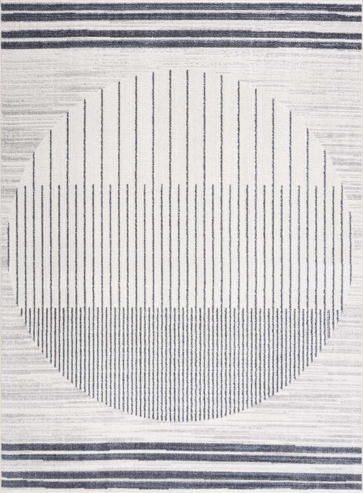 Thad Medium Gray Washable Area Rug - Curious Cart