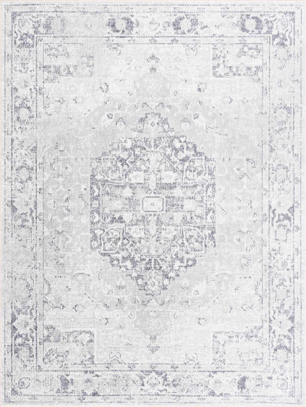 Akram Antrasit Flat Pile Washable Rug - Curious Cart