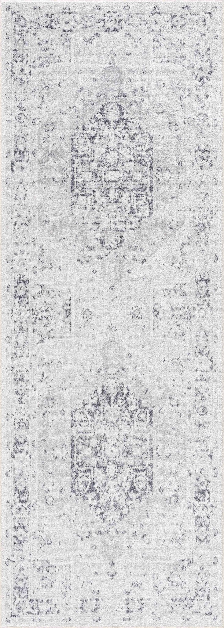 Akram Antrasit Flat Pile Washable Rug - Curious Cart