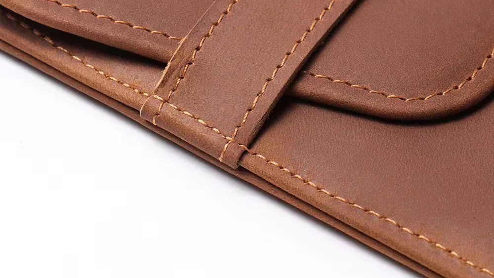 The Runa Leather Laptop Sleeve - Curious Cart