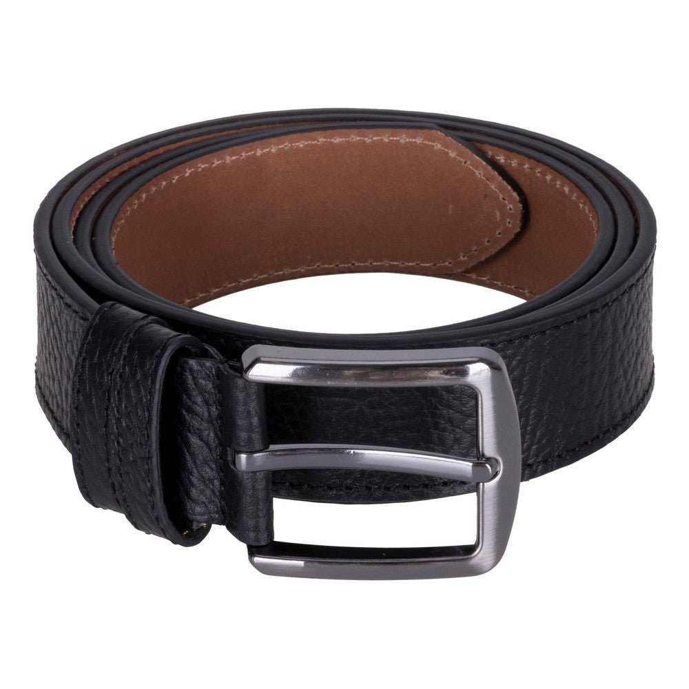Globe Genuine Leather Belt – Handmade Premium Men’s Belt with Heavy-Duty Metal Buckle - Curious Cart