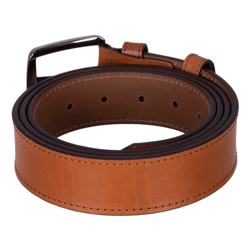 Globe Genuine Leather Belt – Handmade Premium Men’s Belt with Heavy-Duty Metal Buckle - Curious Cart