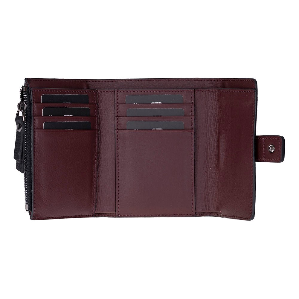 Camden Women’s Leather Wallet | Compact Genuine Leather - Curious Cart