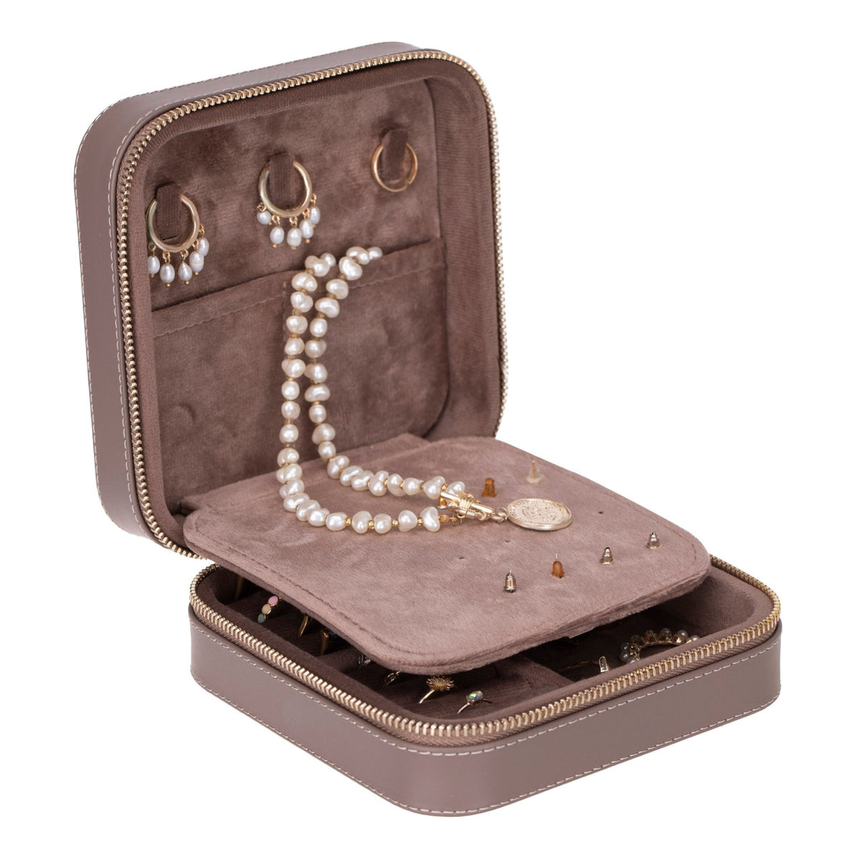 Eufaula Leather Jewelry Box - Curious Cart