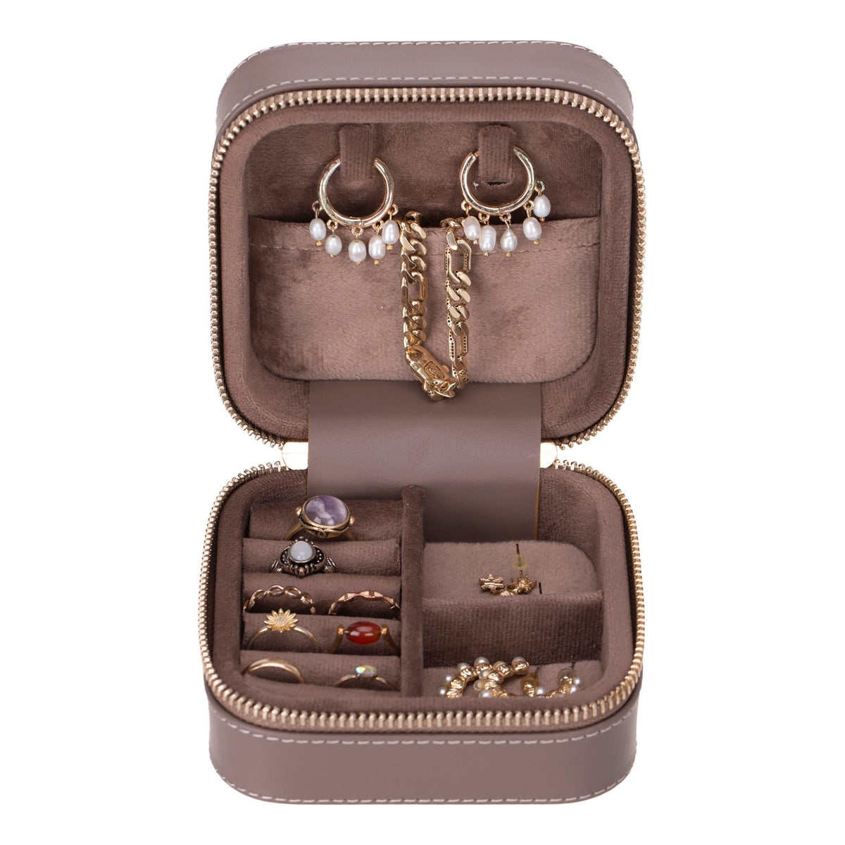 Eufaula Leather Jewelry Box - Curious Cart