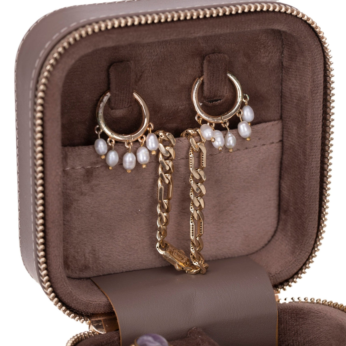 Eufaula Leather Jewelry Box - Curious Cart