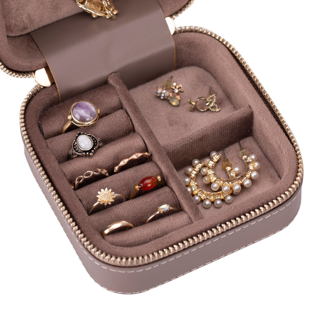 Eufaula Leather Jewelry Box - Curious Cart
