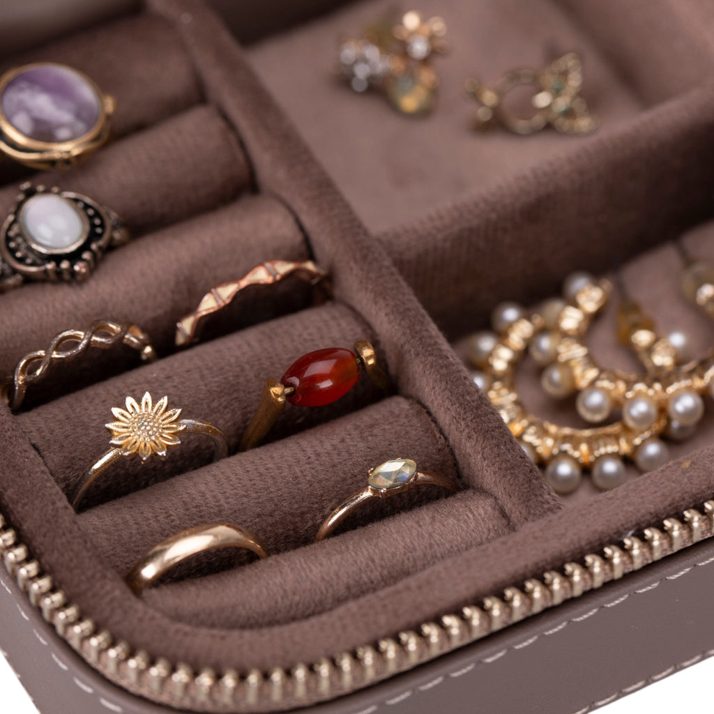 Eufaula Leather Jewelry Box - Curious Cart