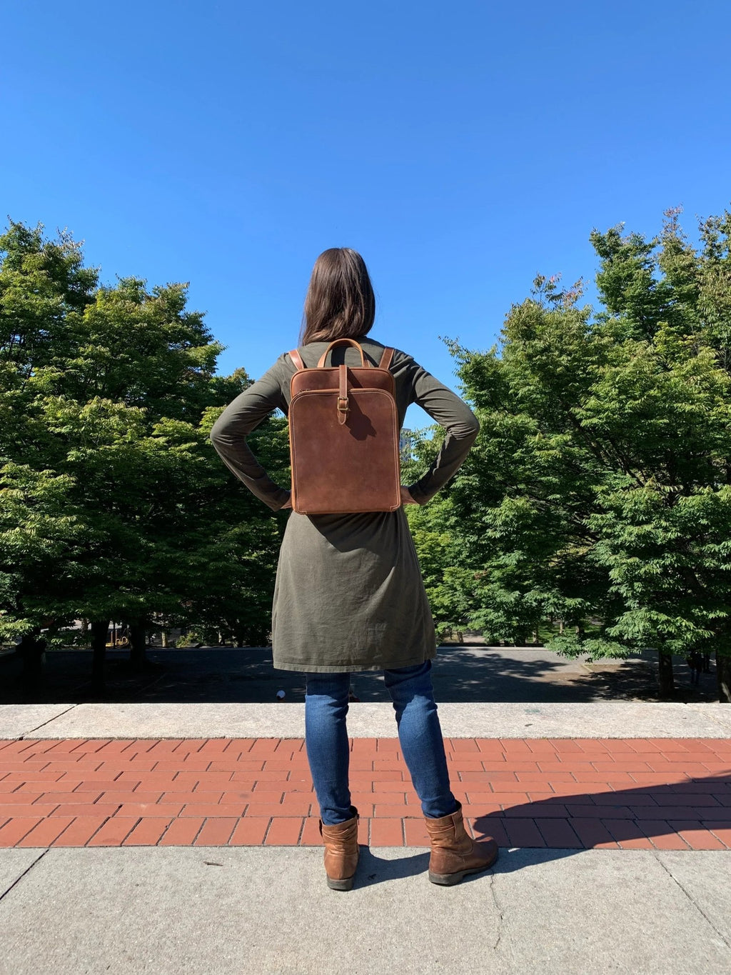 Sachi Leather Backpack | Small Women's Leather Backpack - Curious Cart