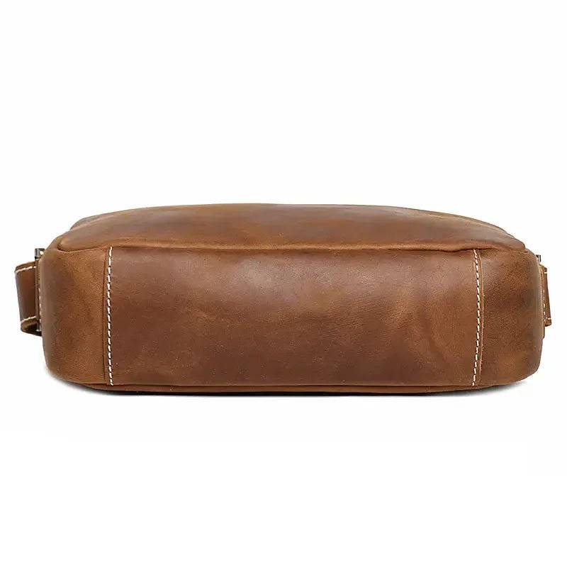Soren Vintage Leather Crossbody Bag Sling | Versatile and Durable Leather Bag - Curious Cart