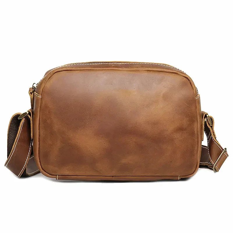 Soren Vintage Leather Crossbody Bag Sling | Versatile and Durable Leather Bag - Curious Cart