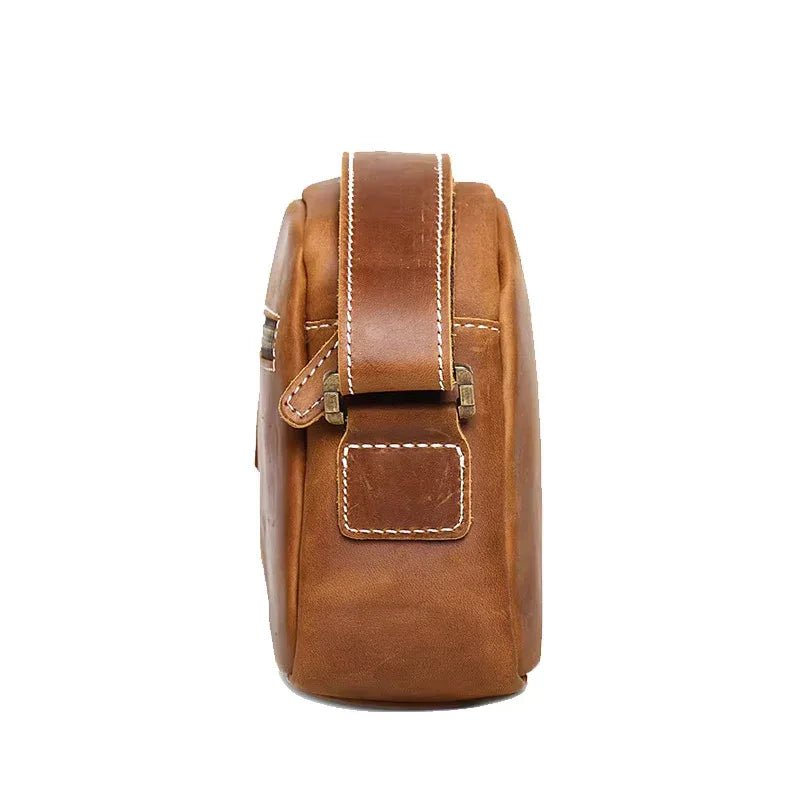 Soren Vintage Leather Crossbody Bag Sling | Versatile and Durable Leather Bag - Curious Cart
