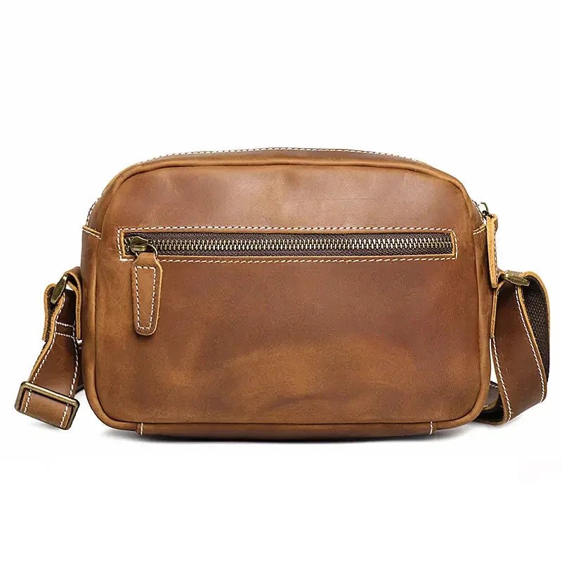 Soren Vintage Leather Crossbody Bag Sling | Versatile and Durable Leather Bag - Curious Cart