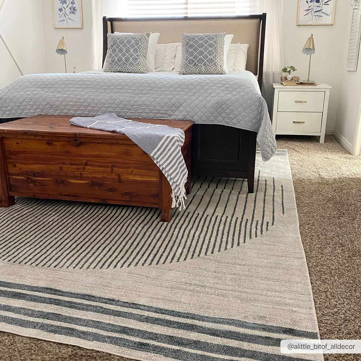 Thad Medium Gray Washable Area Rug - Curious Cart