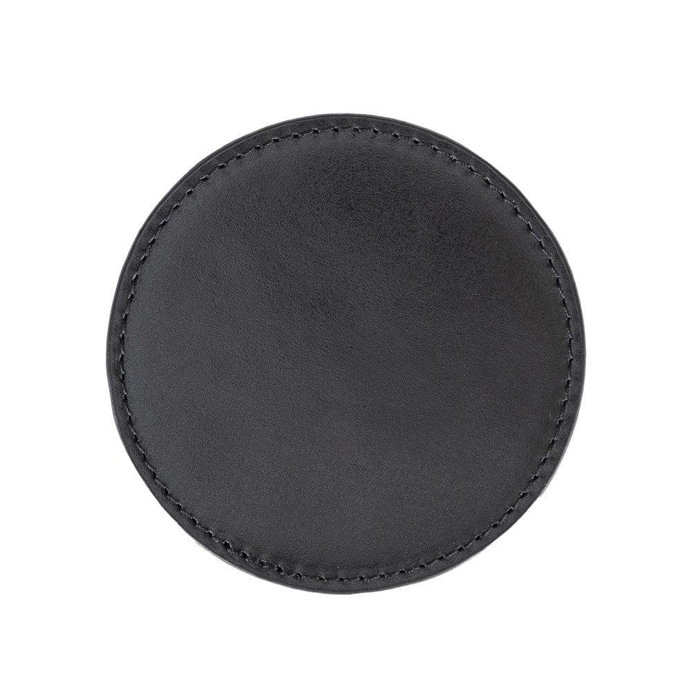 Tucson Genuine Leather Coaster Set of 5 with Holder - Premium Cup Coasters - Curious Cart