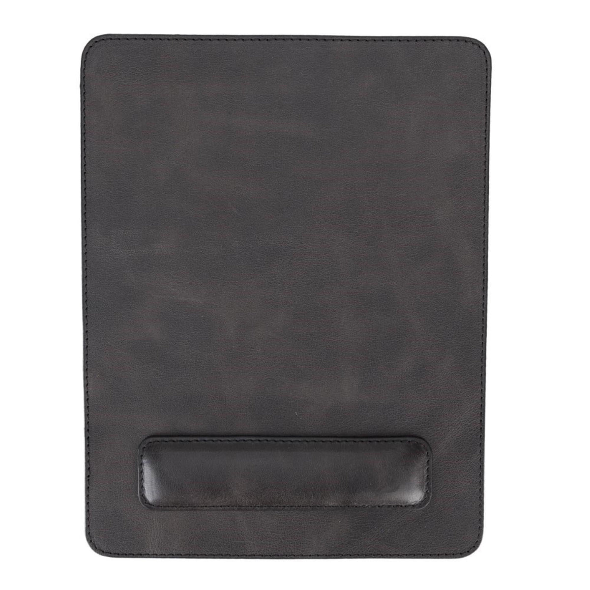 Boulder Full-Grain Leather Mouse Pad with Hand Support - Curious Cart