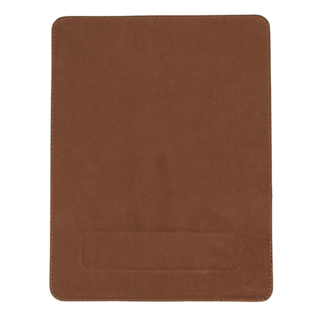 Boulder Full-Grain Leather Mouse Pad with Hand Support - Curious Cart