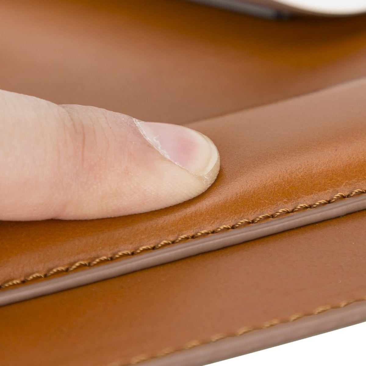 Boulder Full-Grain Leather Mouse Pad with Hand Support - Curious Cart