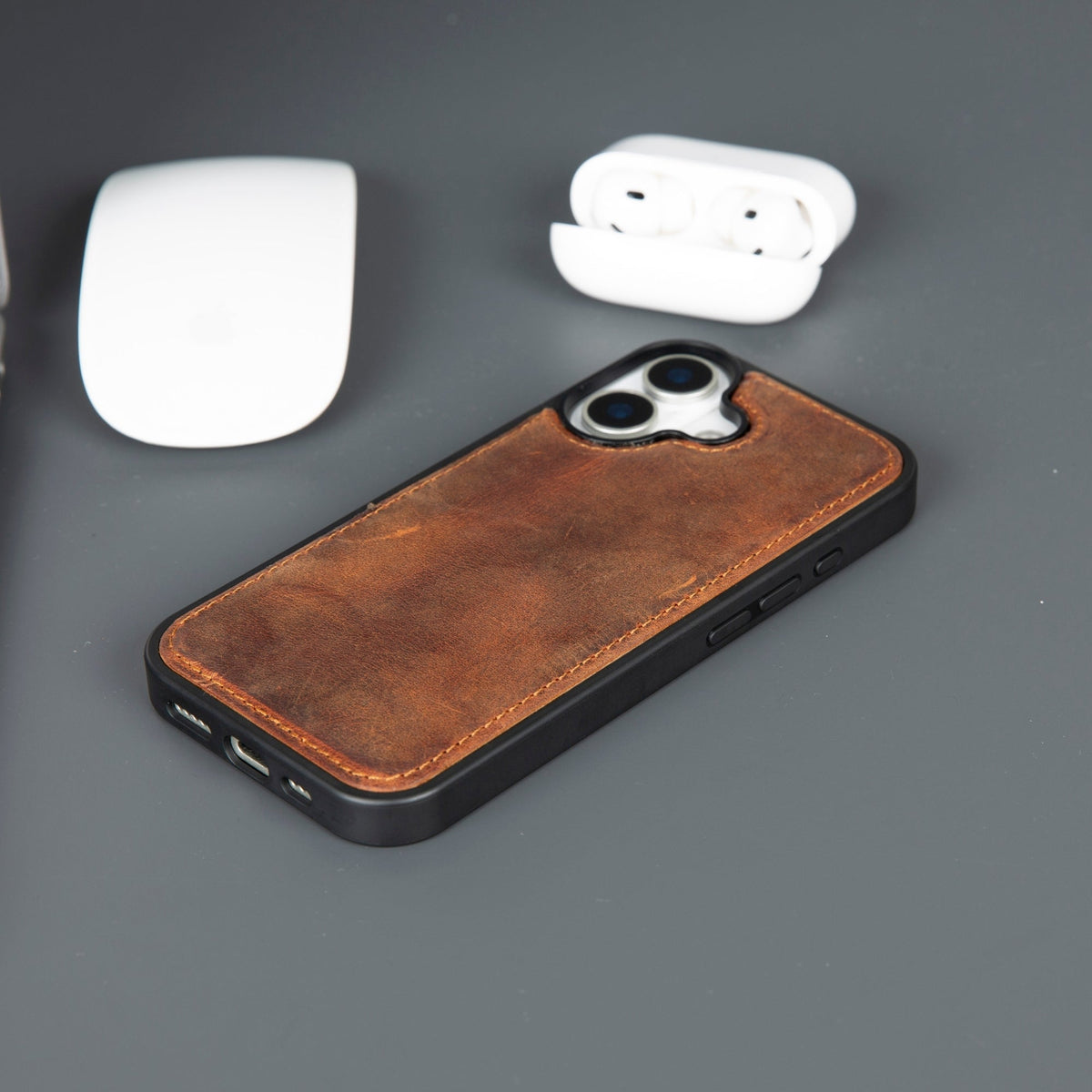 Casper iPhone 17 Leather Wallet Case – MagSafe Compatible - Curious Cart