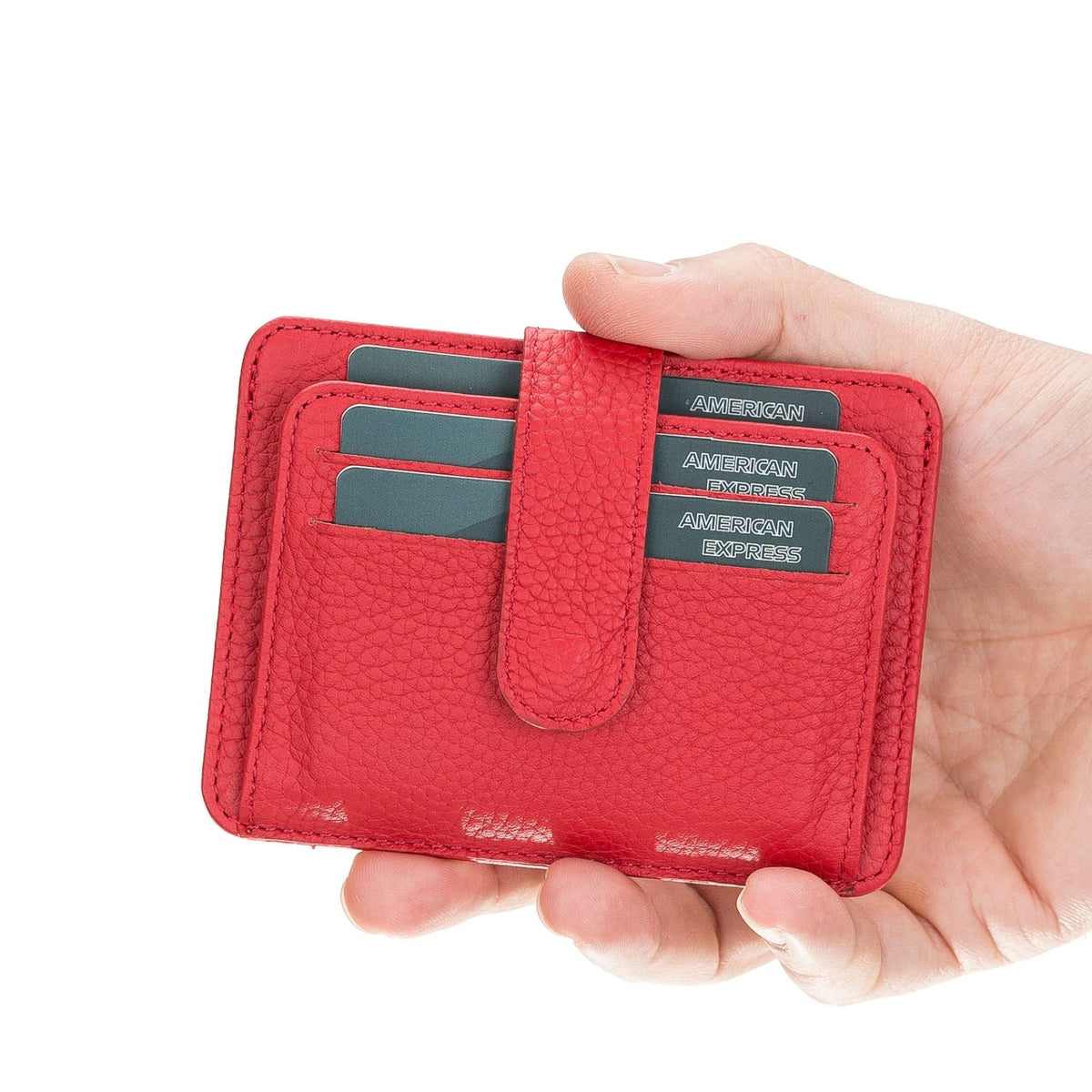 Cortez Handcrafted Leather Slim Wallet with Card Holder - Curious Cart