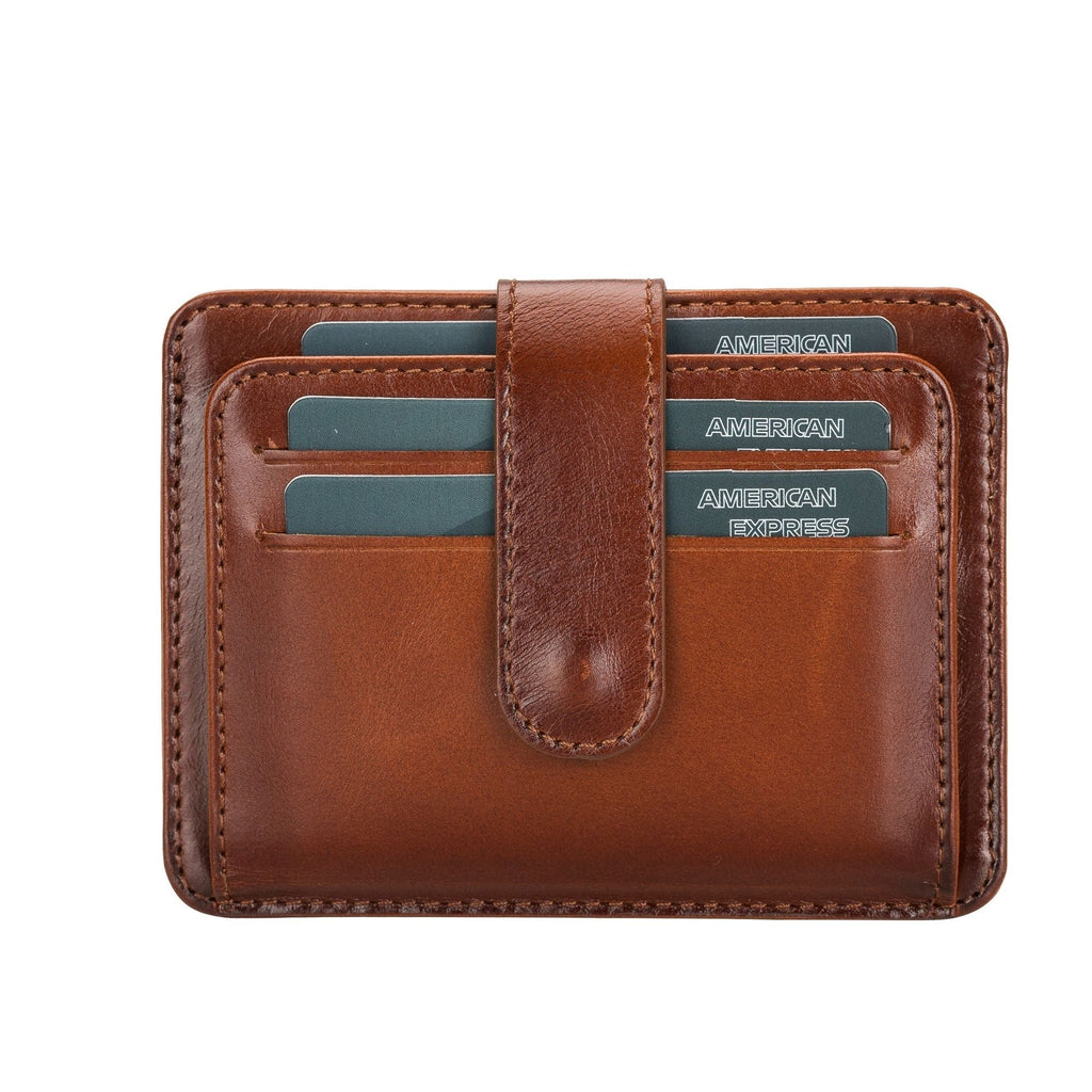 Cortez Handcrafted Leather Slim Wallet with Card Holder - Curious Cart