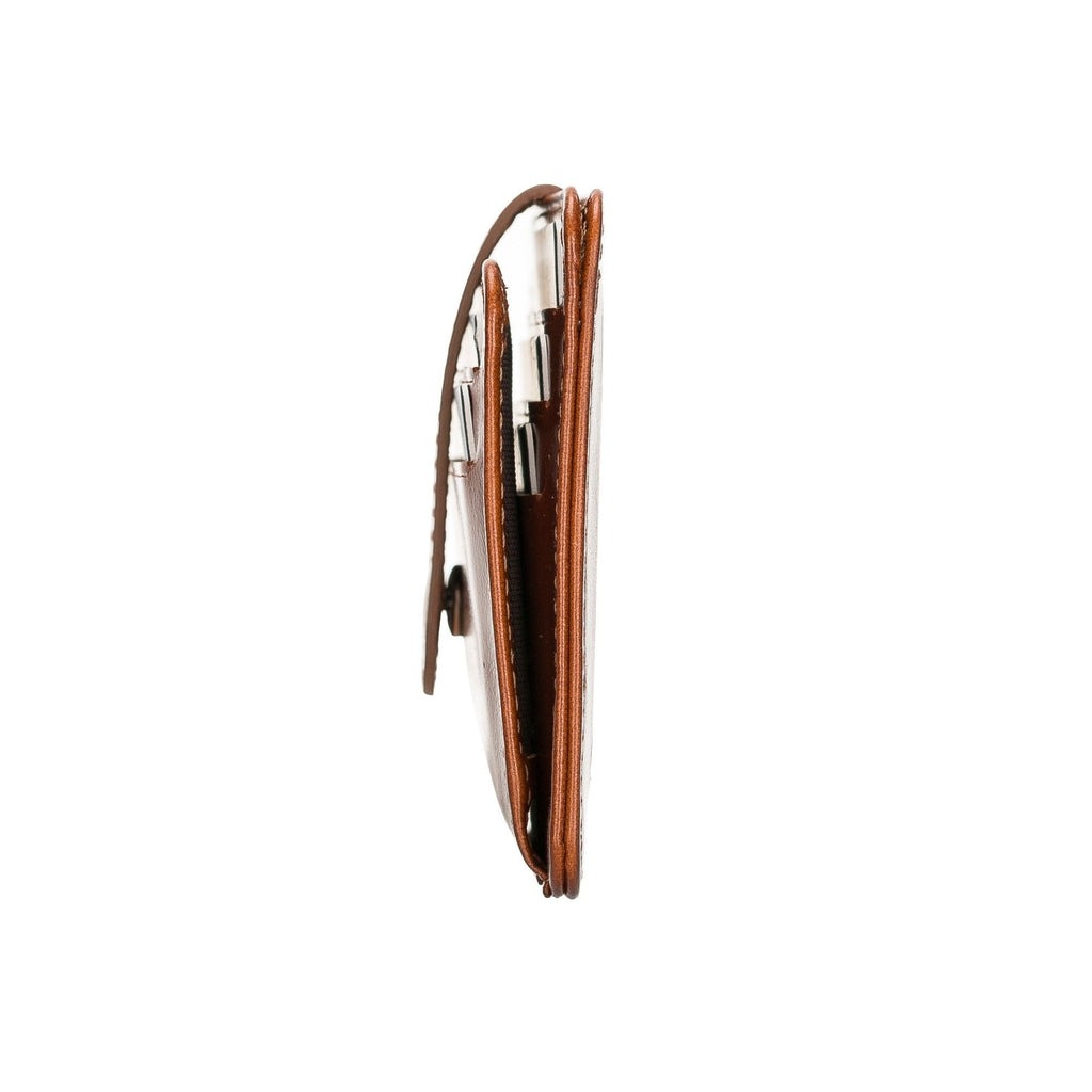 Cortez Handcrafted Leather Slim Wallet with Card Holder - Curious Cart