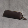 The Paavo Leather Pen Case | Leather Makeup Pouch - Curious Cart
