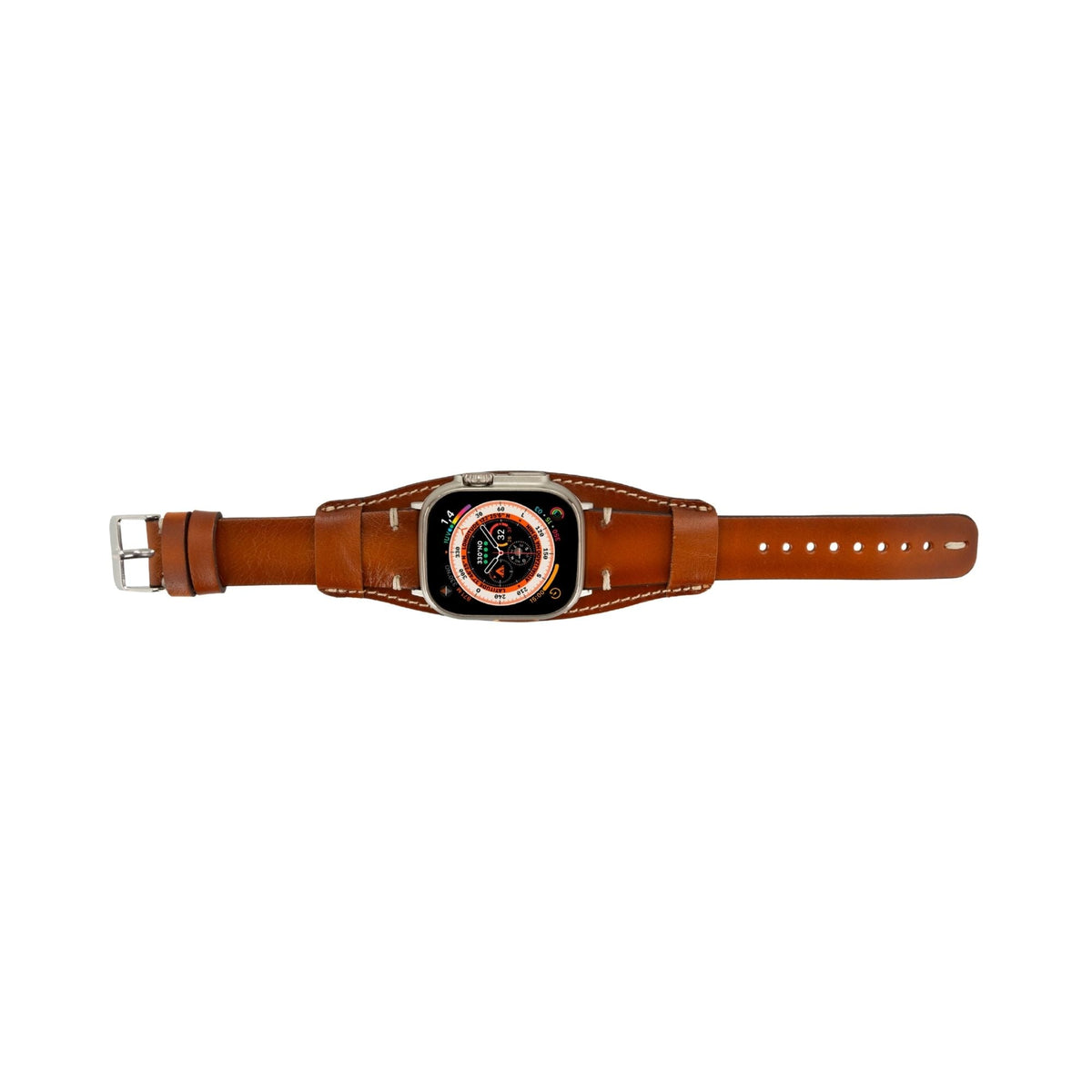 Fort Cuff Leather Bands for Apple Watch 9, Ultra 2 & SE - Curious Cart