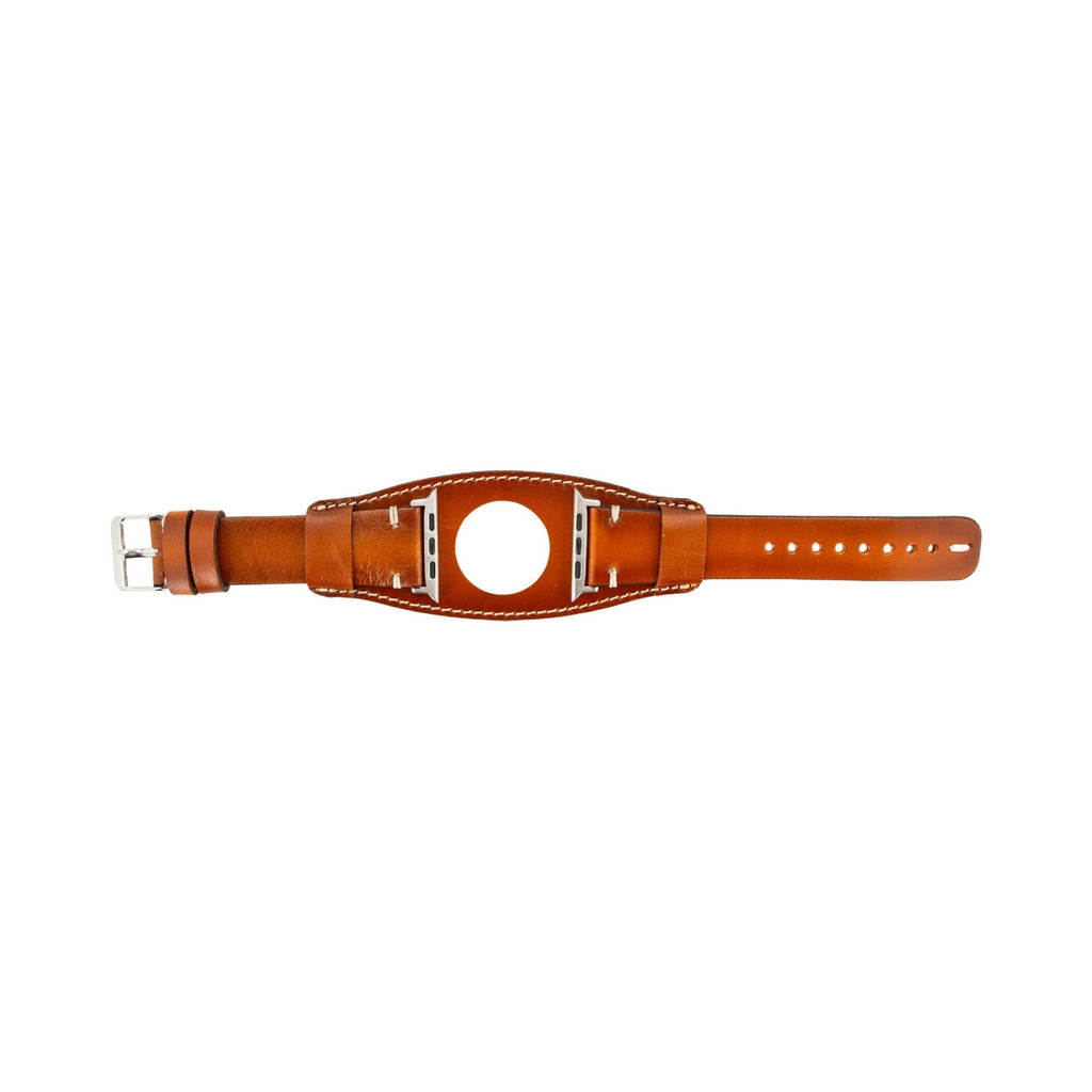 Fort Cuff Leather Bands for Apple Watch 9, Ultra 2 & SE - Curious Cart
