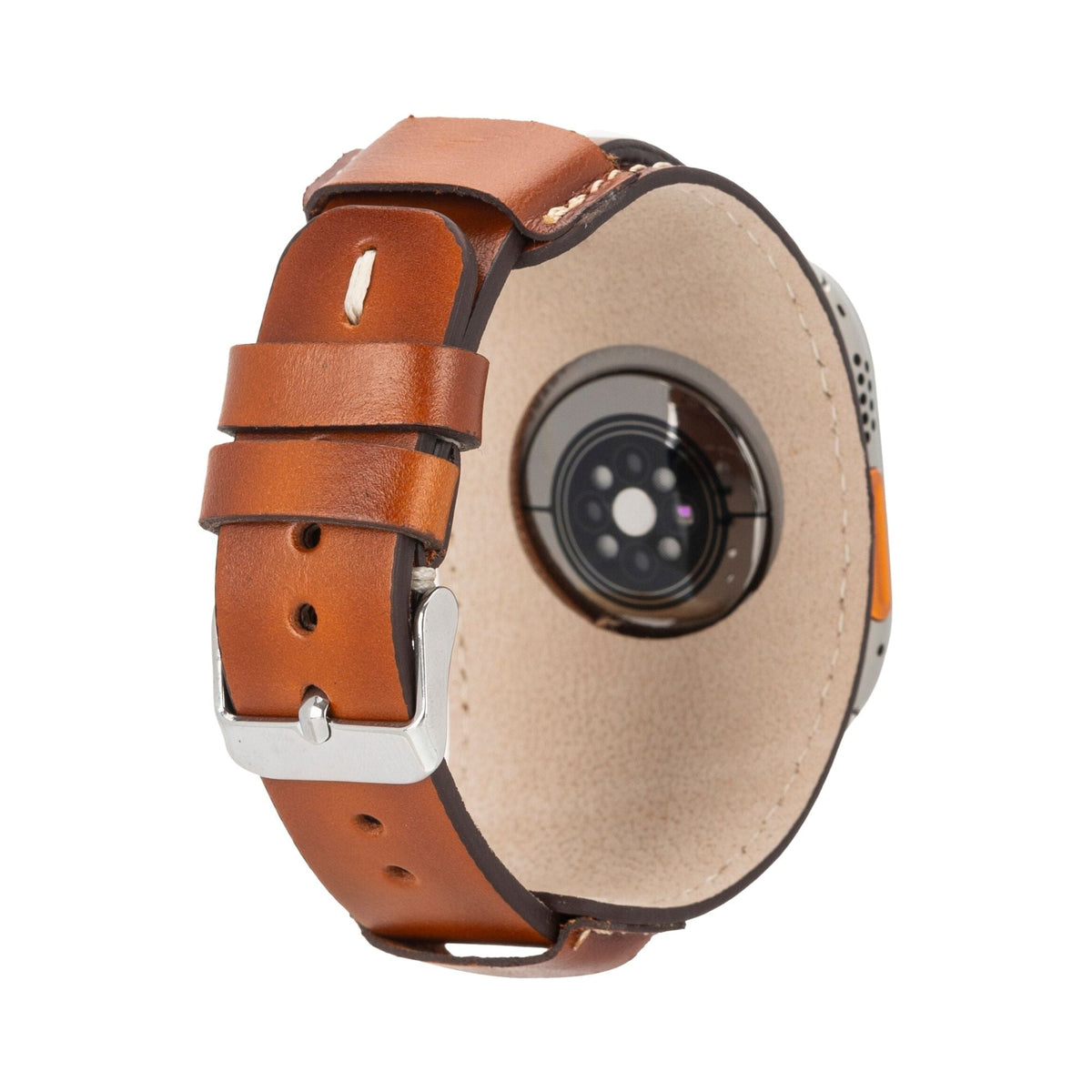 Fort Cuff Leather Bands for Apple Watch 9, Ultra 2 & SE - Curious Cart