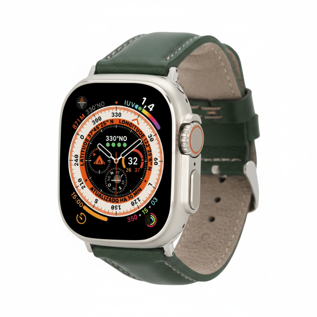 Jackson Leather Bands for Apple Watch 9, Ultra 2 & SE - Curious Cart