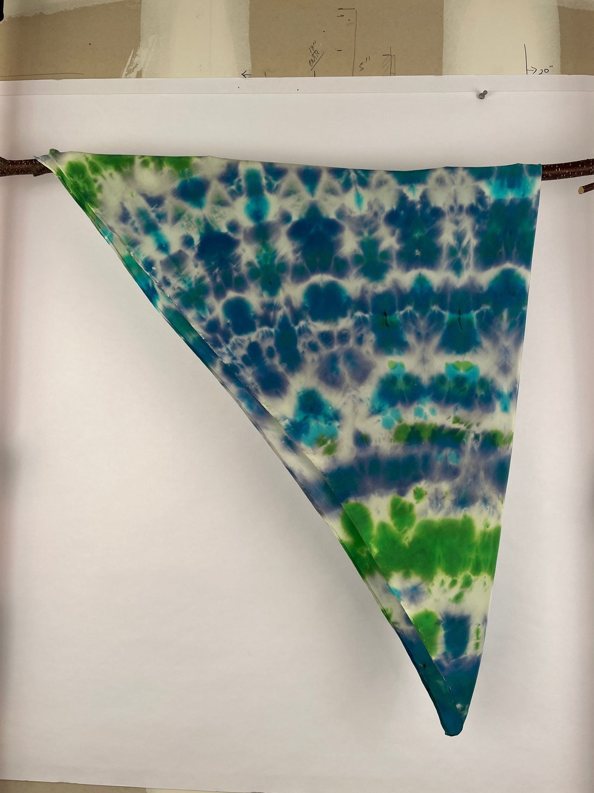 “Ready for Spring” - Hand-dyed Silk Scarf - $110 - Curious Cart