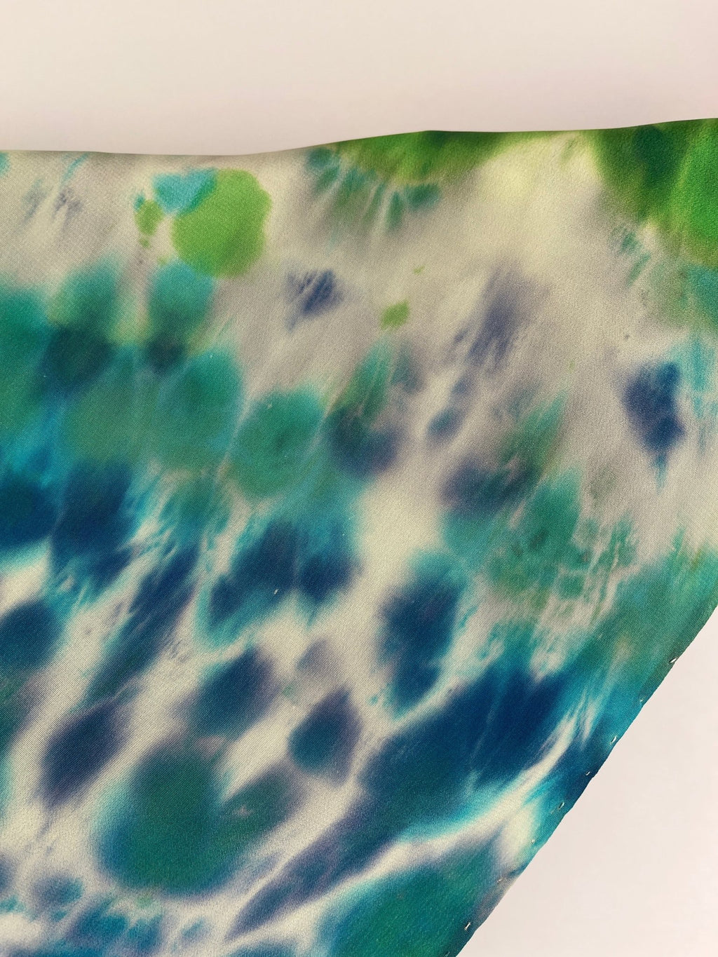 “Ready for Spring” - Hand-dyed Silk Scarf - $110 - Curious Cart