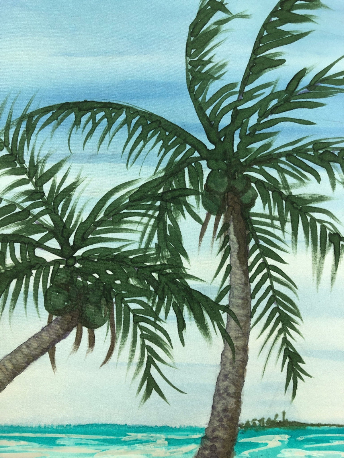“Out Islands” - Painting on Silk - $150 - Curious Cart