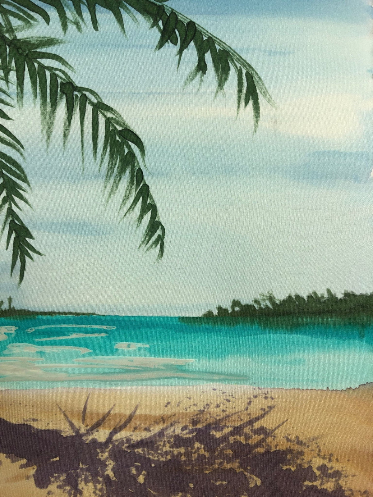 “Out Islands” - Painting on Silk - $150 - Curious Cart