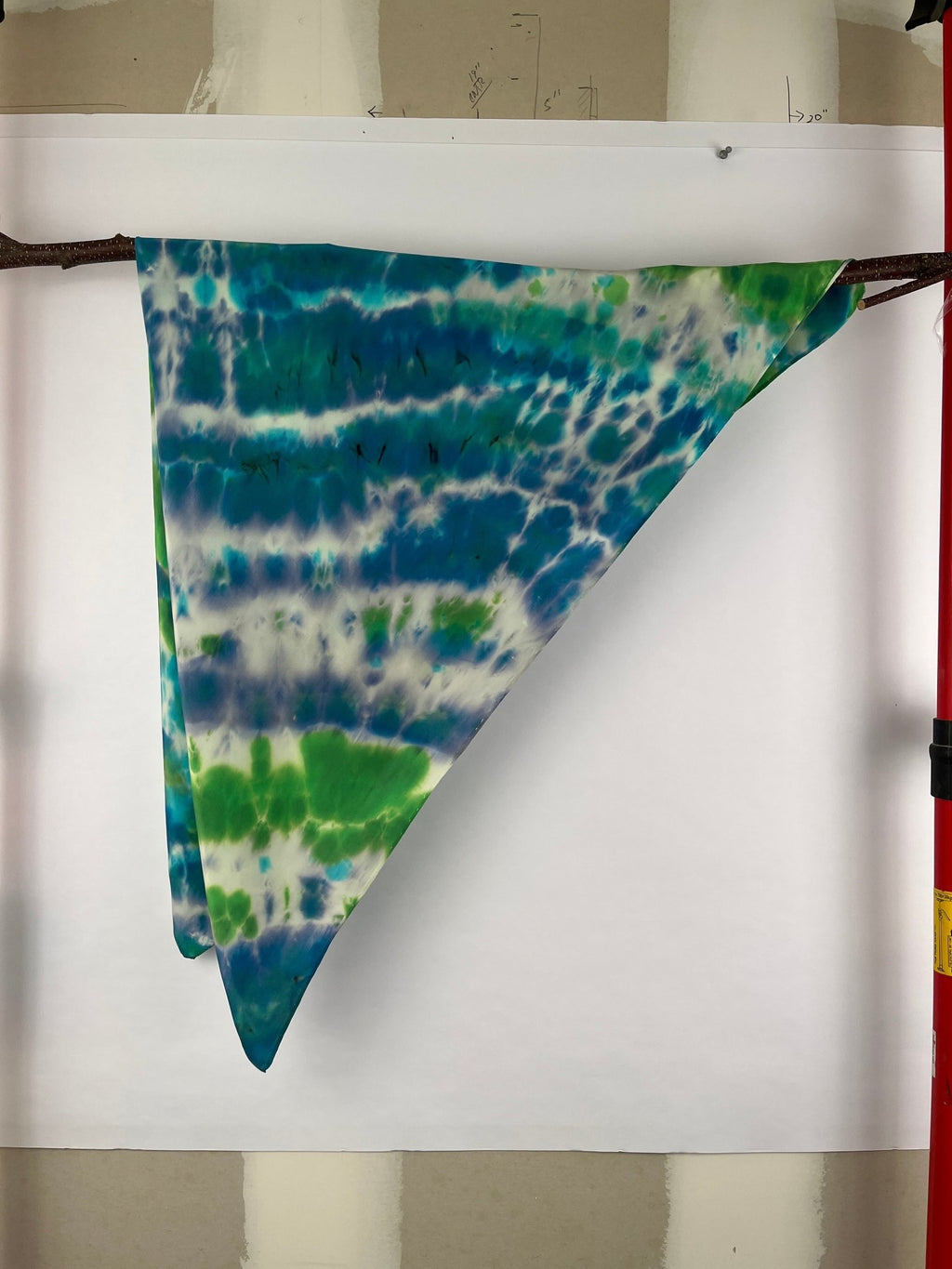 “Ready for Spring” - Hand-dyed Silk Scarf - $110 - Curious Cart