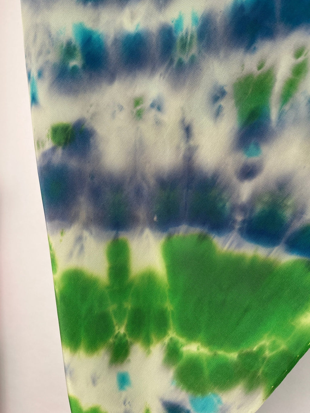 “Ready for Spring” - Hand-dyed Silk Scarf - $110 - Curious Cart