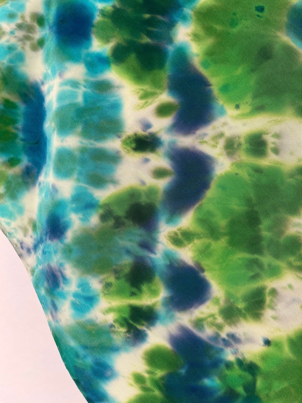 “Ready for Spring” - Hand-dyed Silk Scarf - $110 - Curious Cart