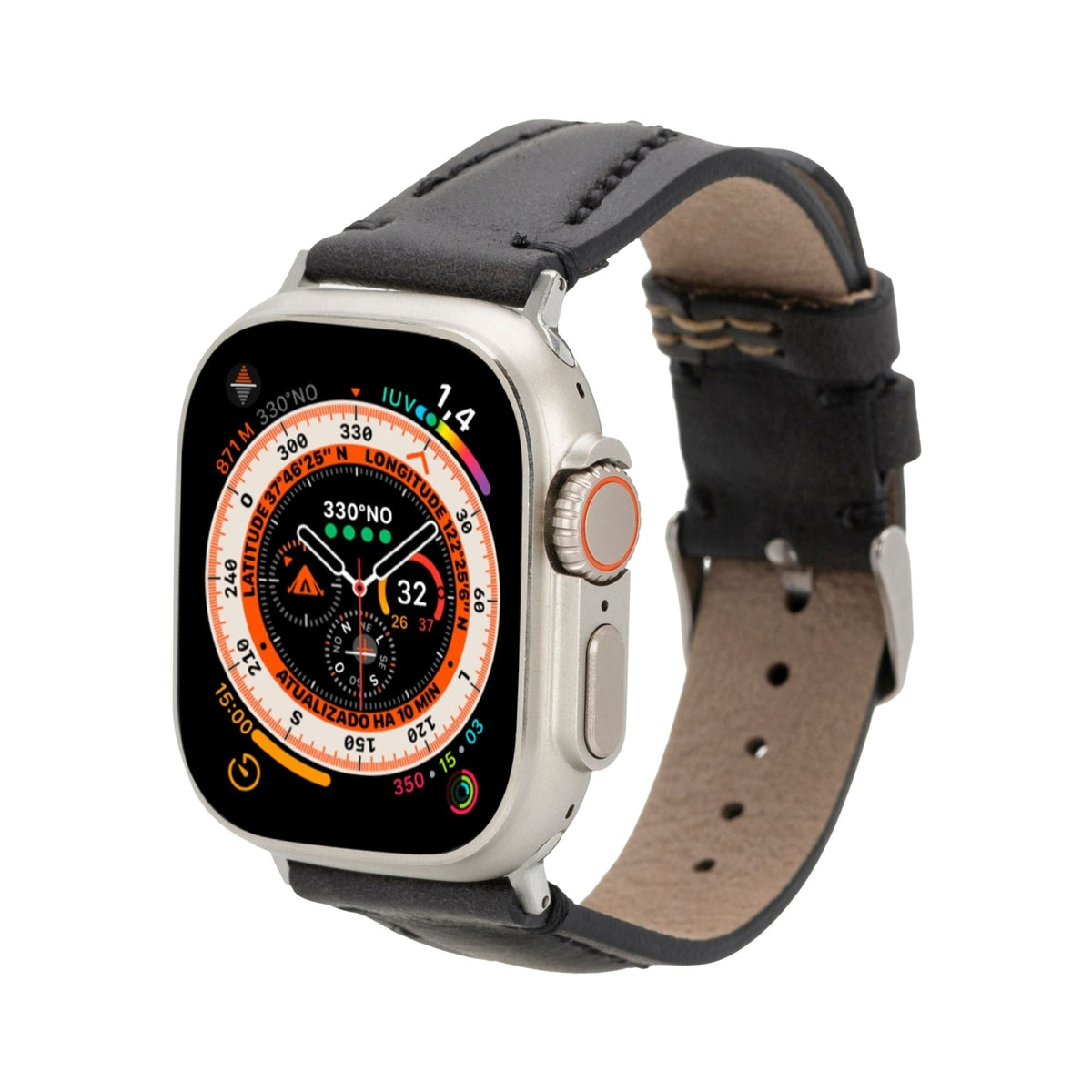 Jeffrey Leather Bands for Apple Watch 9, Ultra 2 & SE - Curious Cart