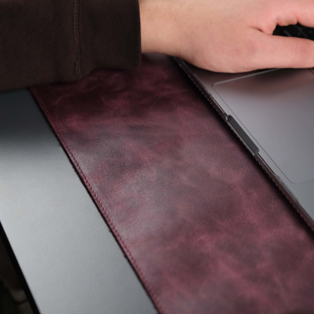 Jersey Purple Leather Desk Pad for Office and Home - Curious Cart